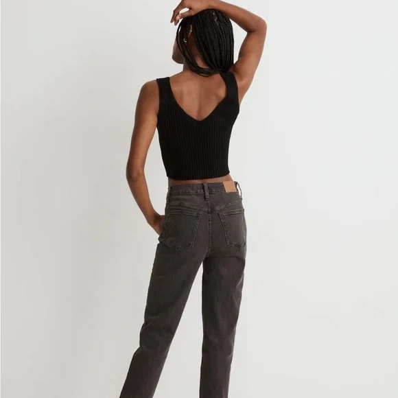 Madewell‎ Mid-Rise Perfect Vintage Jean Size 27-black - Picture 2 of 6